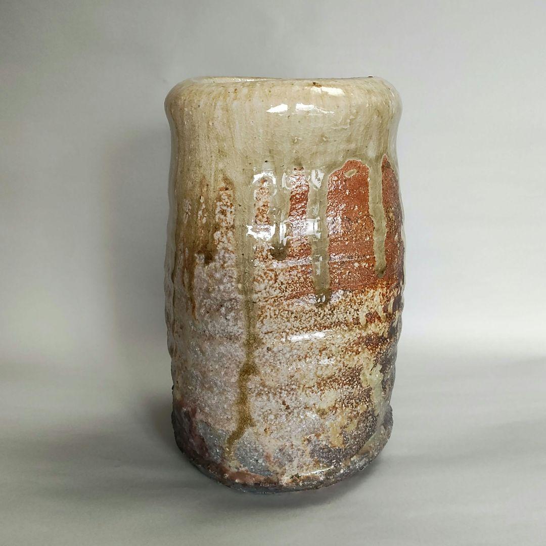 坂本俊人　伊賀旅枕花入　伊賀焼　信楽焼