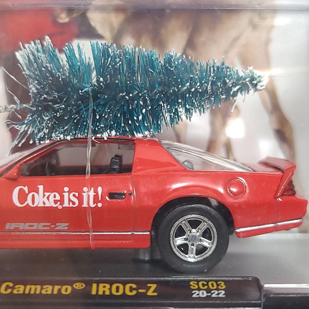 M2マシーン　コカ・コーラ　クリスマス　シボレー　3rd　カマロ 1/64