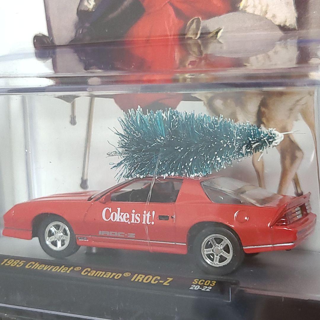 M2マシーン　コカ・コーラ　クリスマス　シボレー　3rd　カマロ 1/64