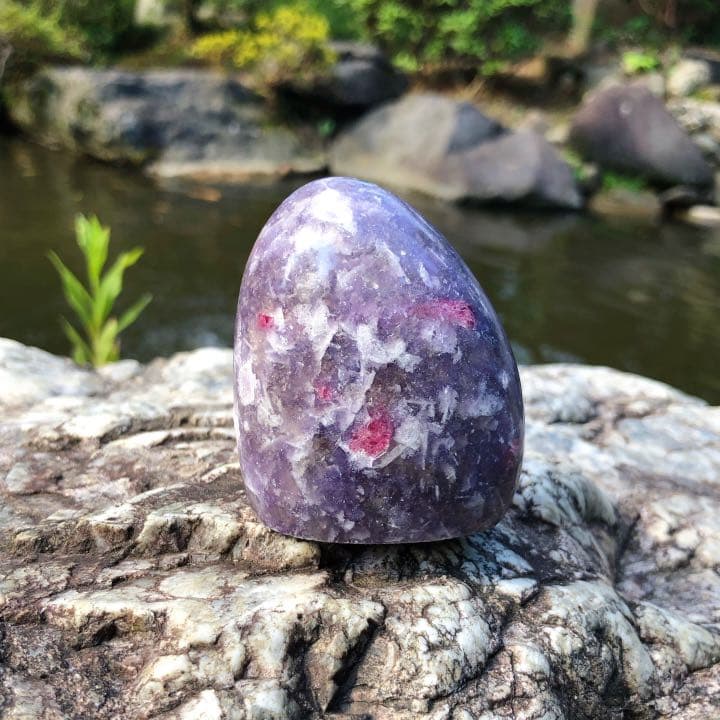 人気 ユニコーンストーン 原石 レピドライト ピンクトルマリン ブルー