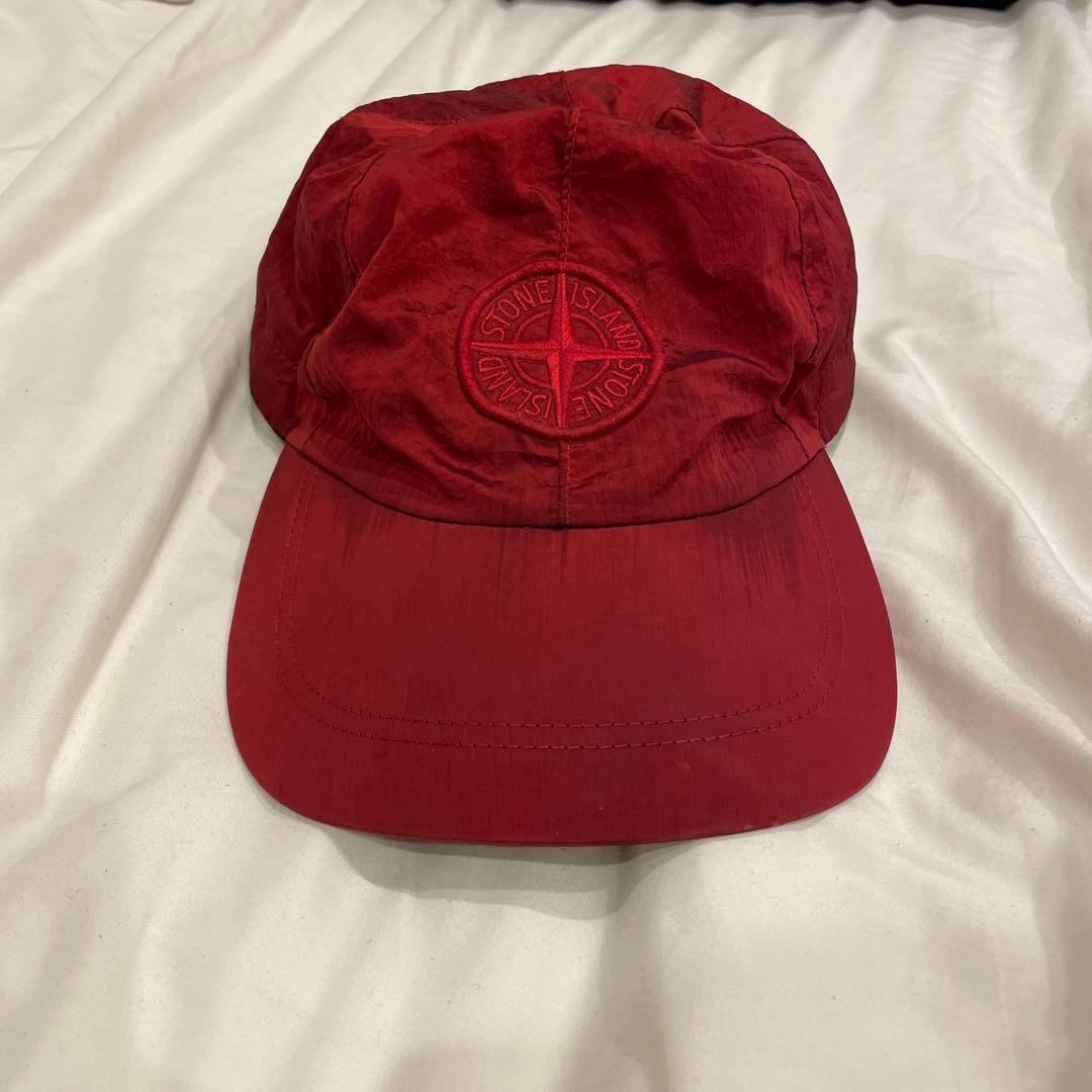汚れ考慮】STONE ISLAND ナイロンキャップ