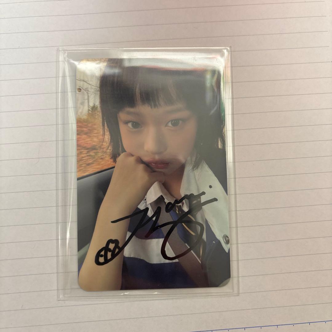NewJeans ハニ 直筆サイン入り トレカ - メルカリ