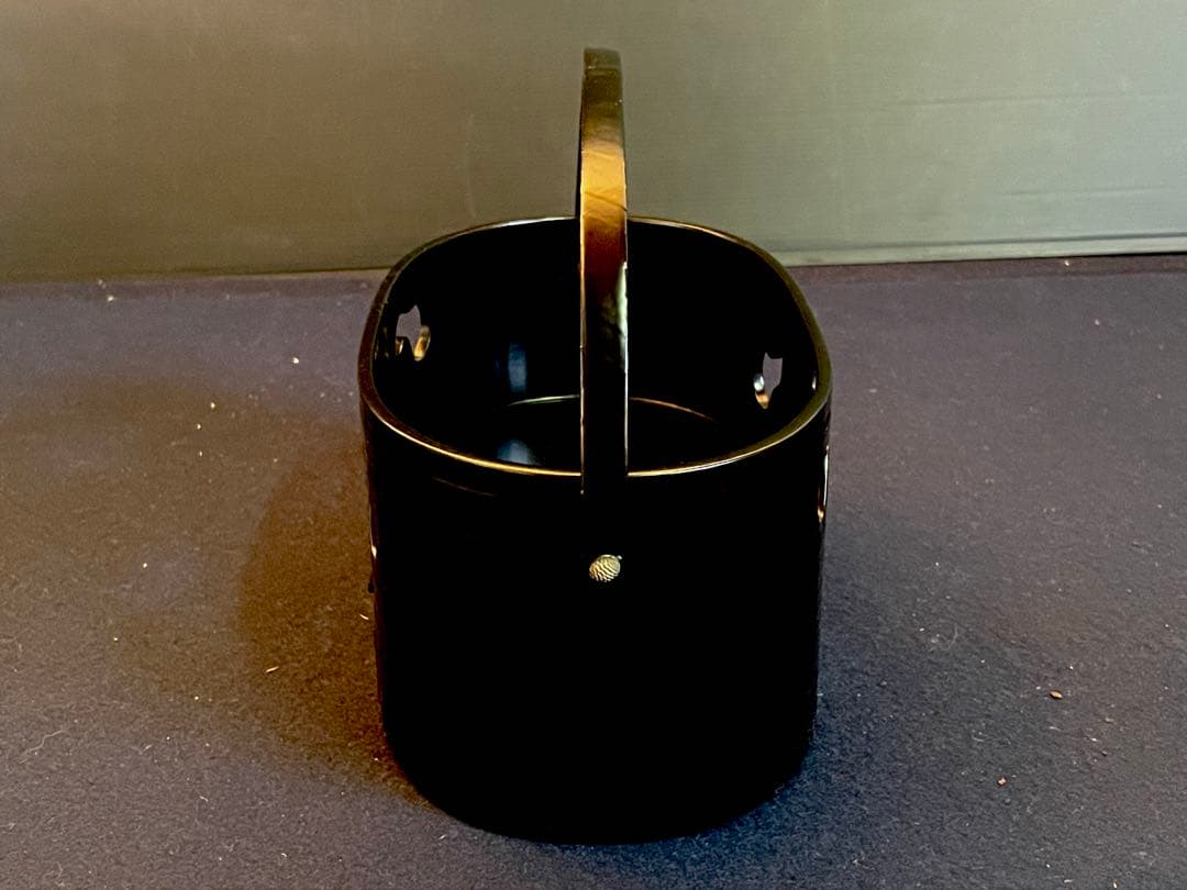 割引❣️【美品】「祖」 鵬雲斎好 六瓢透かし 莨盆 平安 満樹 共