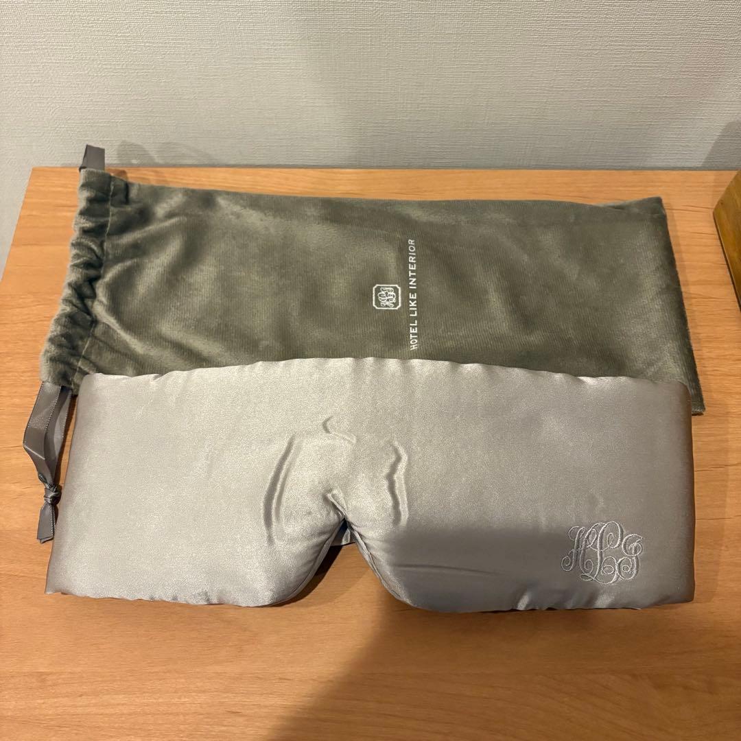 HOTEL LIKE INTERIOR 19匁シルクアイマスク フォグ