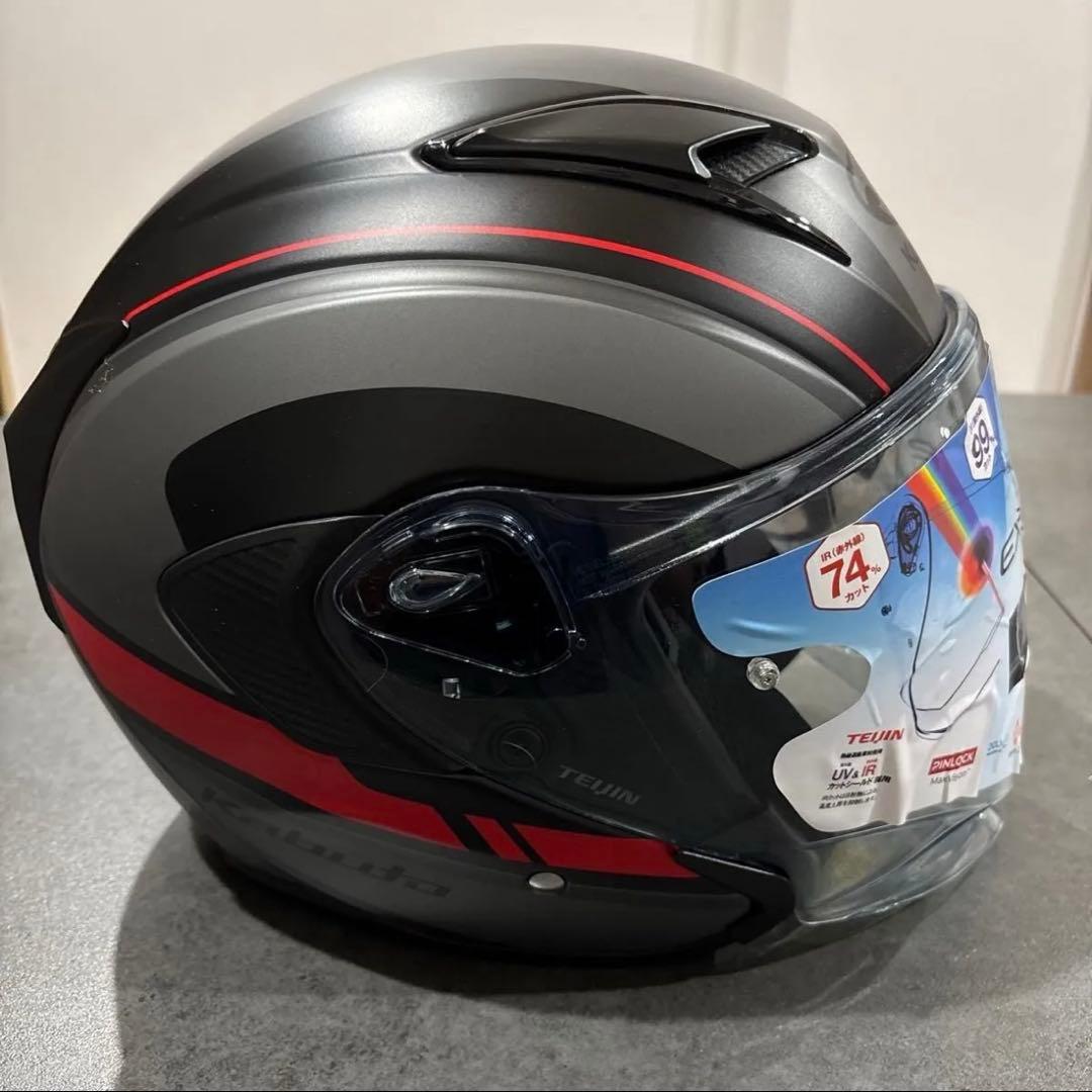 【美品未使用】OGK Kabuto EXCEED2お得 ヘルメット＋シールド付き