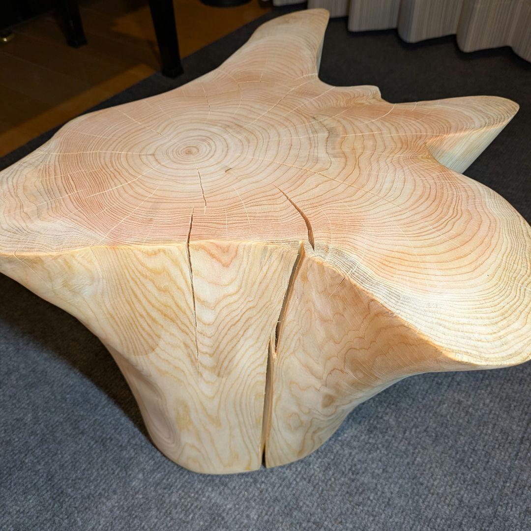 檜　切り株　丸太　椅子　スツール　 高さ約31㎝