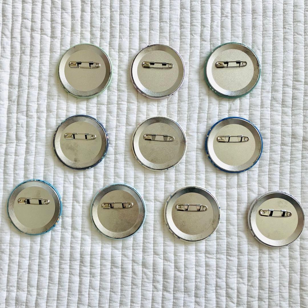 忍たま乱太郎　委員会モチーフ柄缶バッジ　全種セット