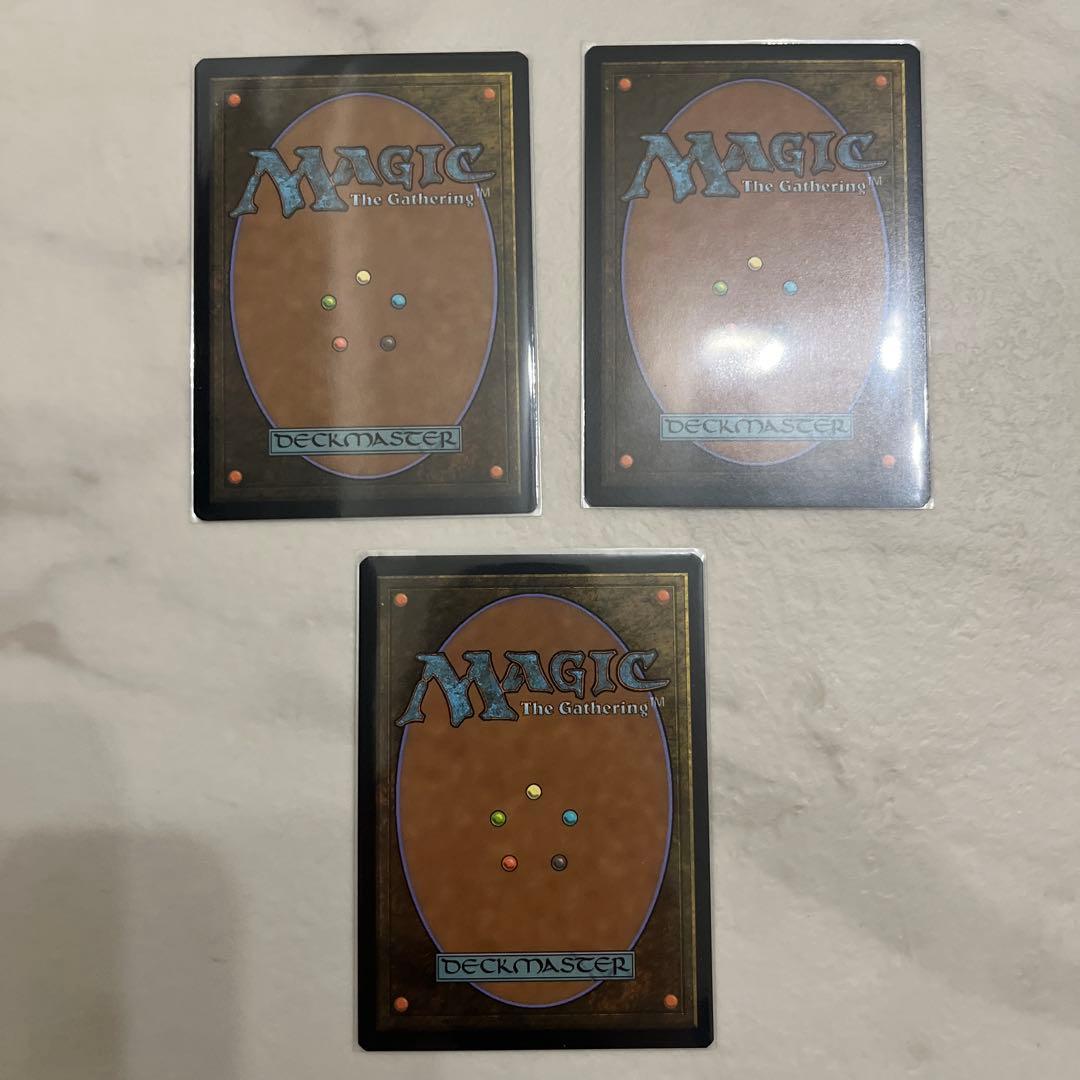 MTG 否定の力 旧枠 エッチング foil 英語 3枚