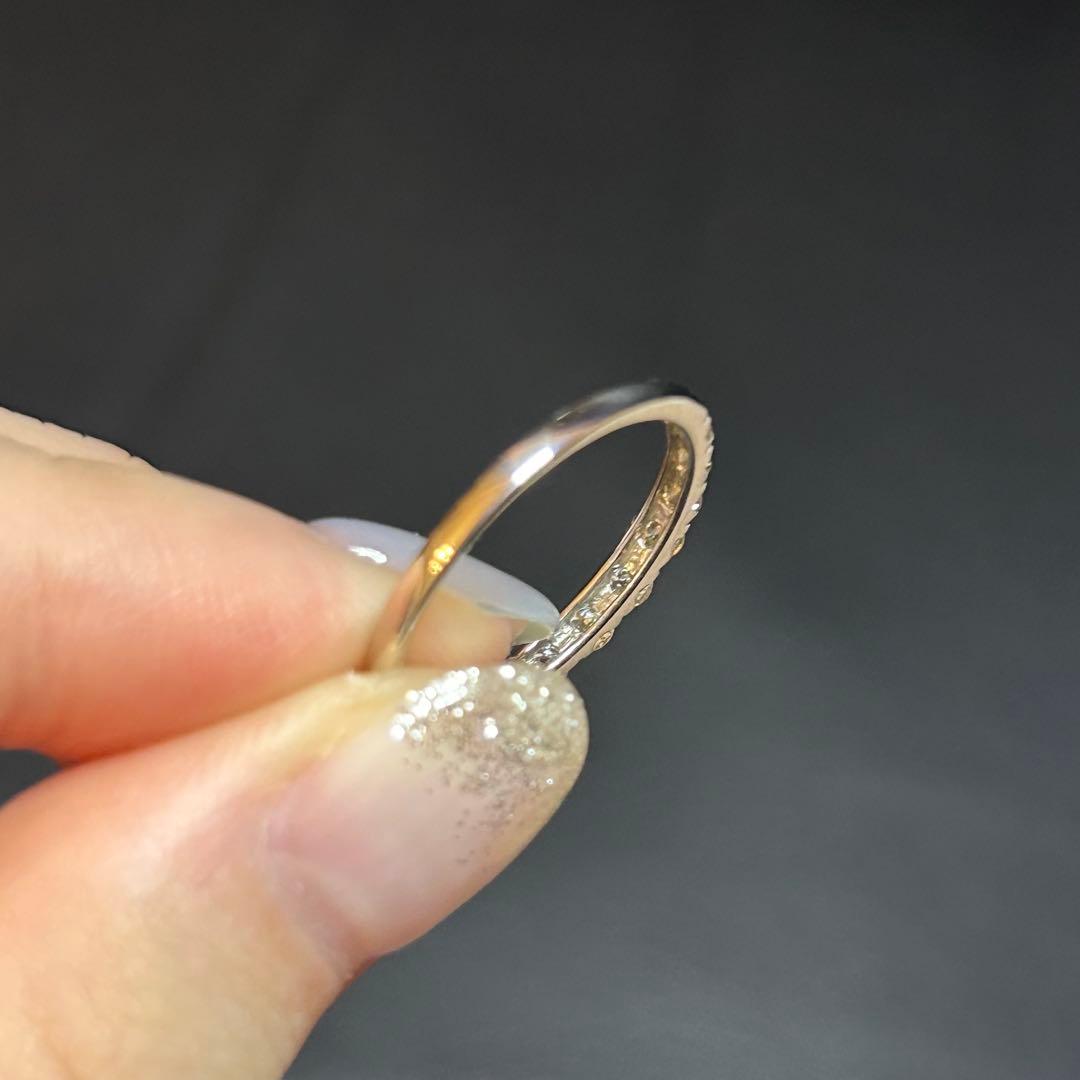 鑑別書付 Pt ダイヤモンド0.50ct ハーフエタH&C 13号 プラチナ