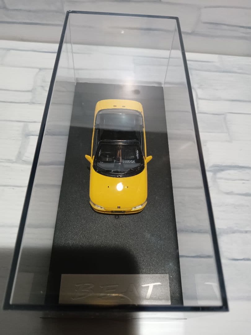 1/43 ホンダ　ビート　PP1 ハードトップ　ミニカー　カーニバルイエロー