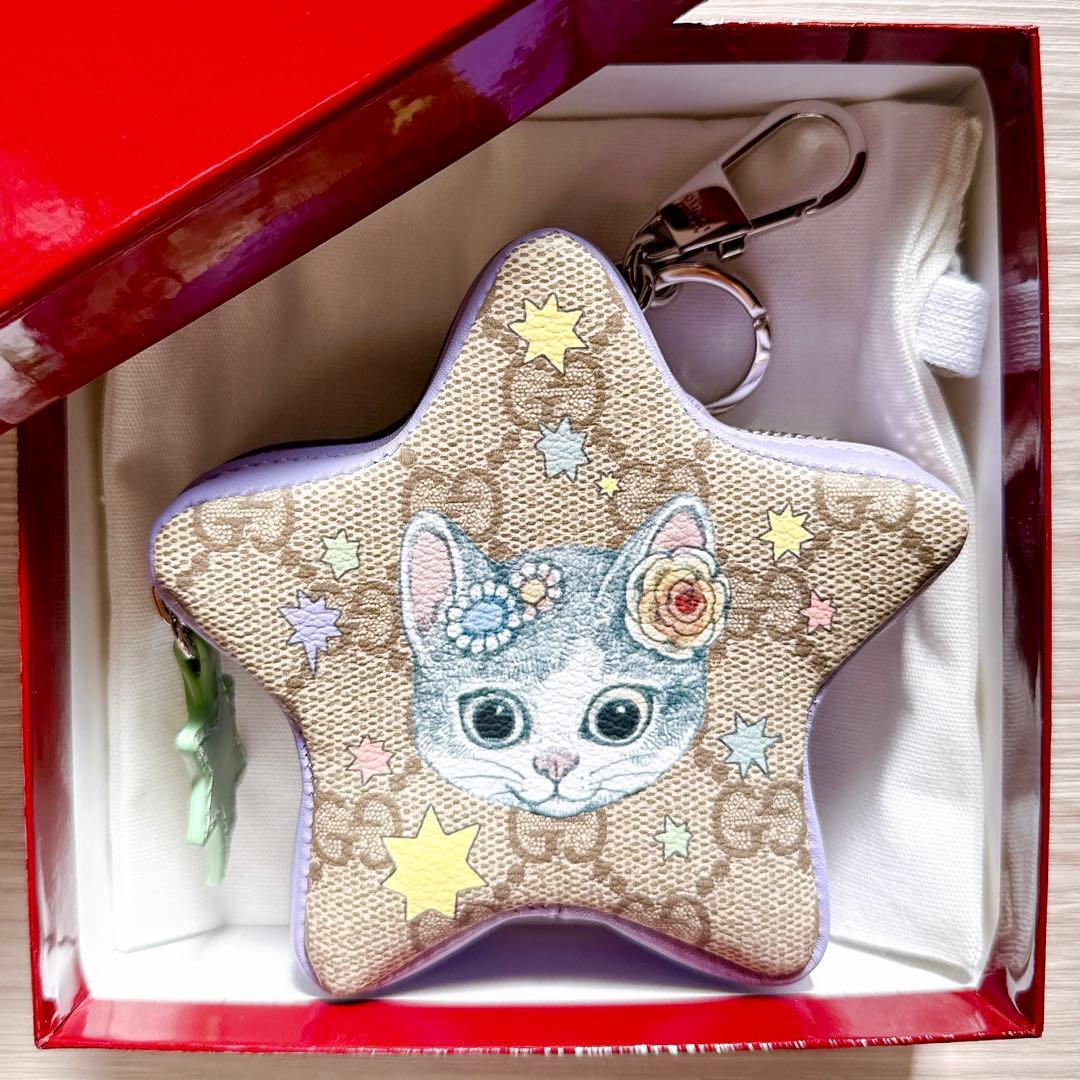 新品 ヒグチユウコ GUCCI キーチェーン ボーちゃん 星型 ポーチ 日本限定
