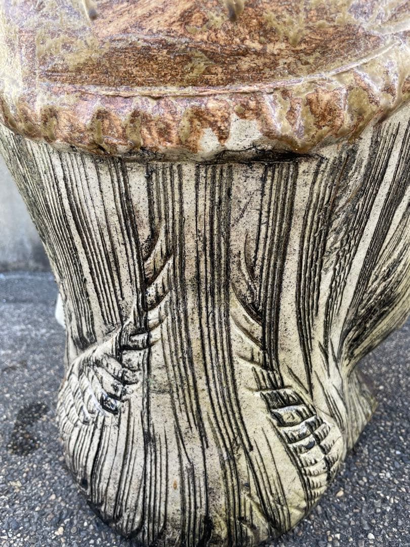 信楽焼 狸庵 大狸 たぬき 高さ72㎝ 置物 アンティーク