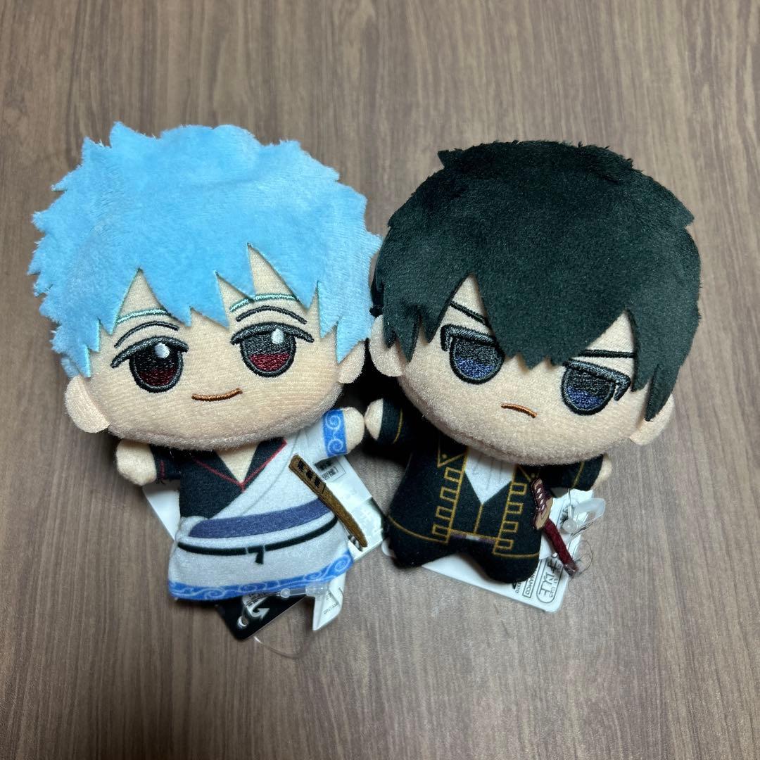 銀魂 ちびぐるみ 坂田銀時 土方十四郎 ぬいぐるみ マスコット