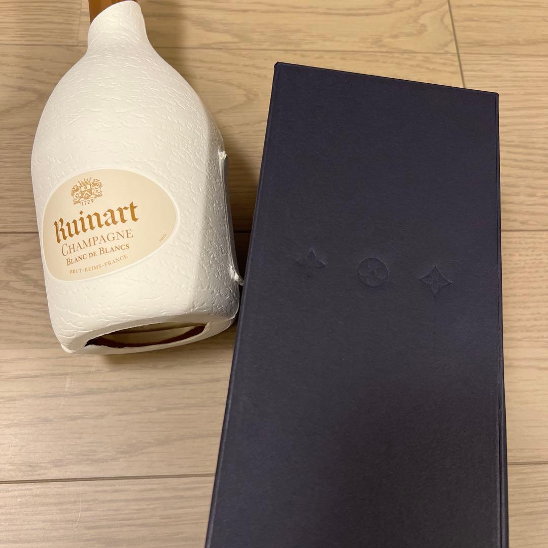 Ruinart シャンパン 750ml ホワイトボトルVUITTON刻印箱付き
