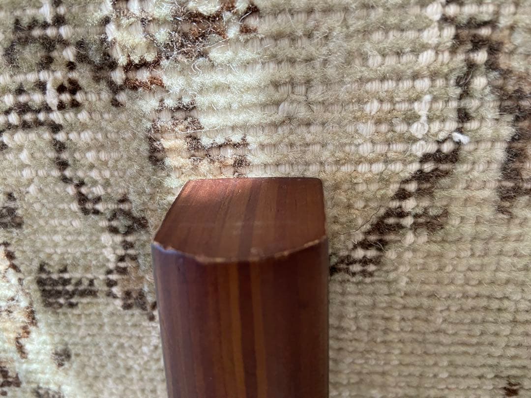 無印良品　リビングにもダイニングにもなるテーブル　ウォールナット