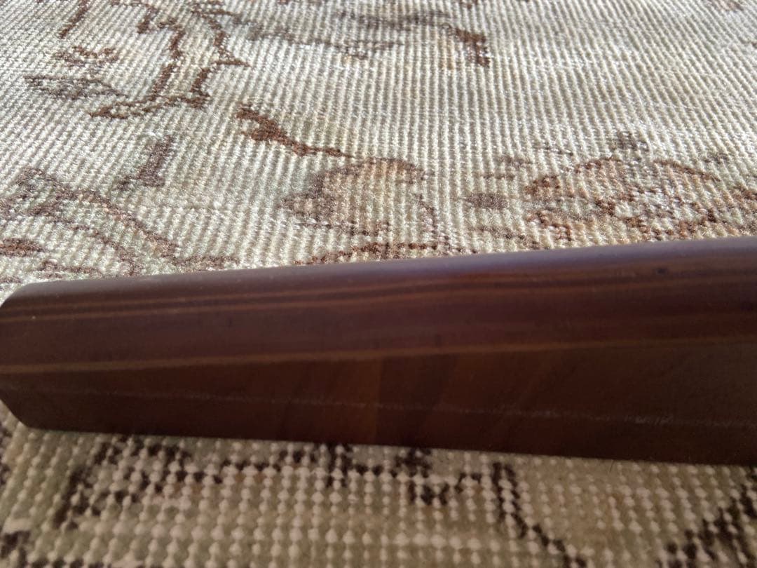 無印良品　リビングにもダイニングにもなるテーブル　ウォールナット