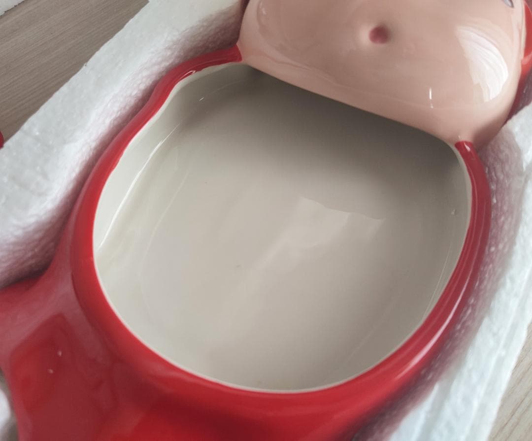 【未使用】 崖の上のポニョ　キャンディーポット　蓋付き菓子入れ　ジャー　ジブリ