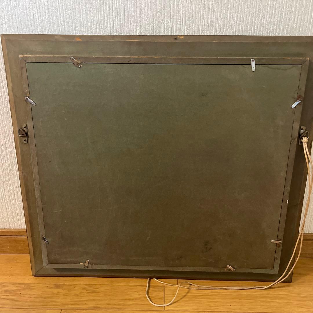 藤原薫　島のオリーブ　額縁込