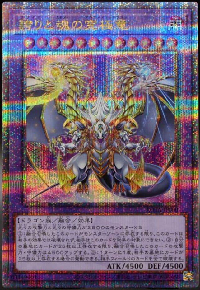 誇りと魂の究極龍 遊戯王ROTA-JP000 1p レイジオブジアビス
