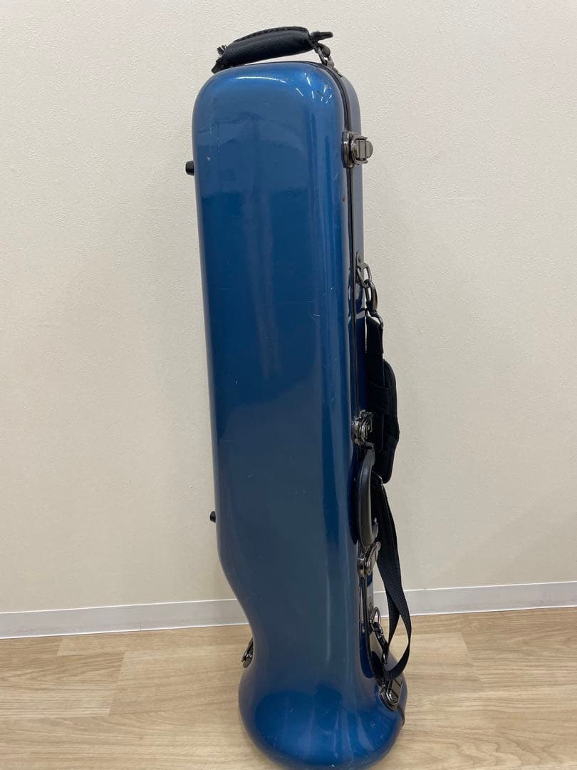 【12/16まで大幅値下げ中】CCシャイニーケース　トロンボーン　青ブルー