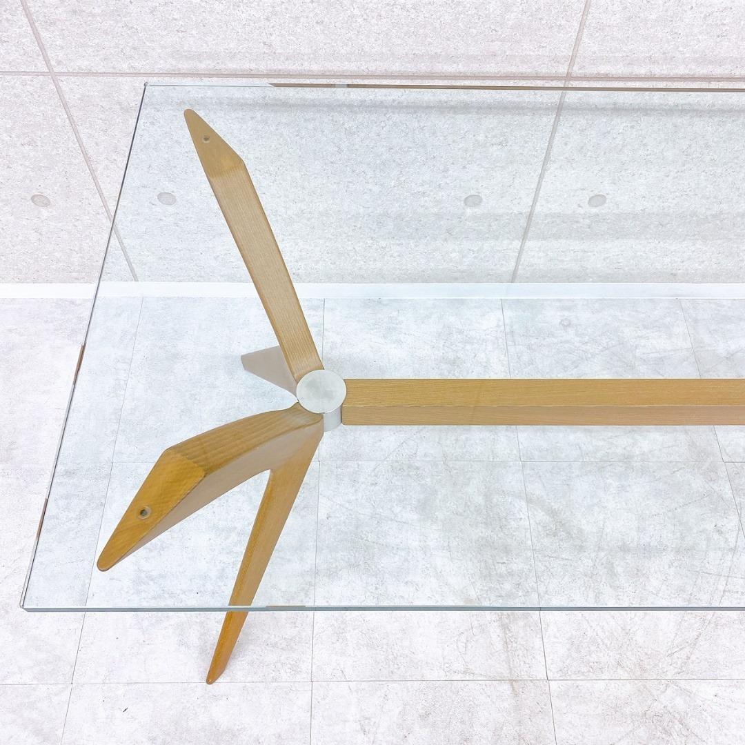 Calligaris（カリガリス） ガラステーブル 160×85×75cm