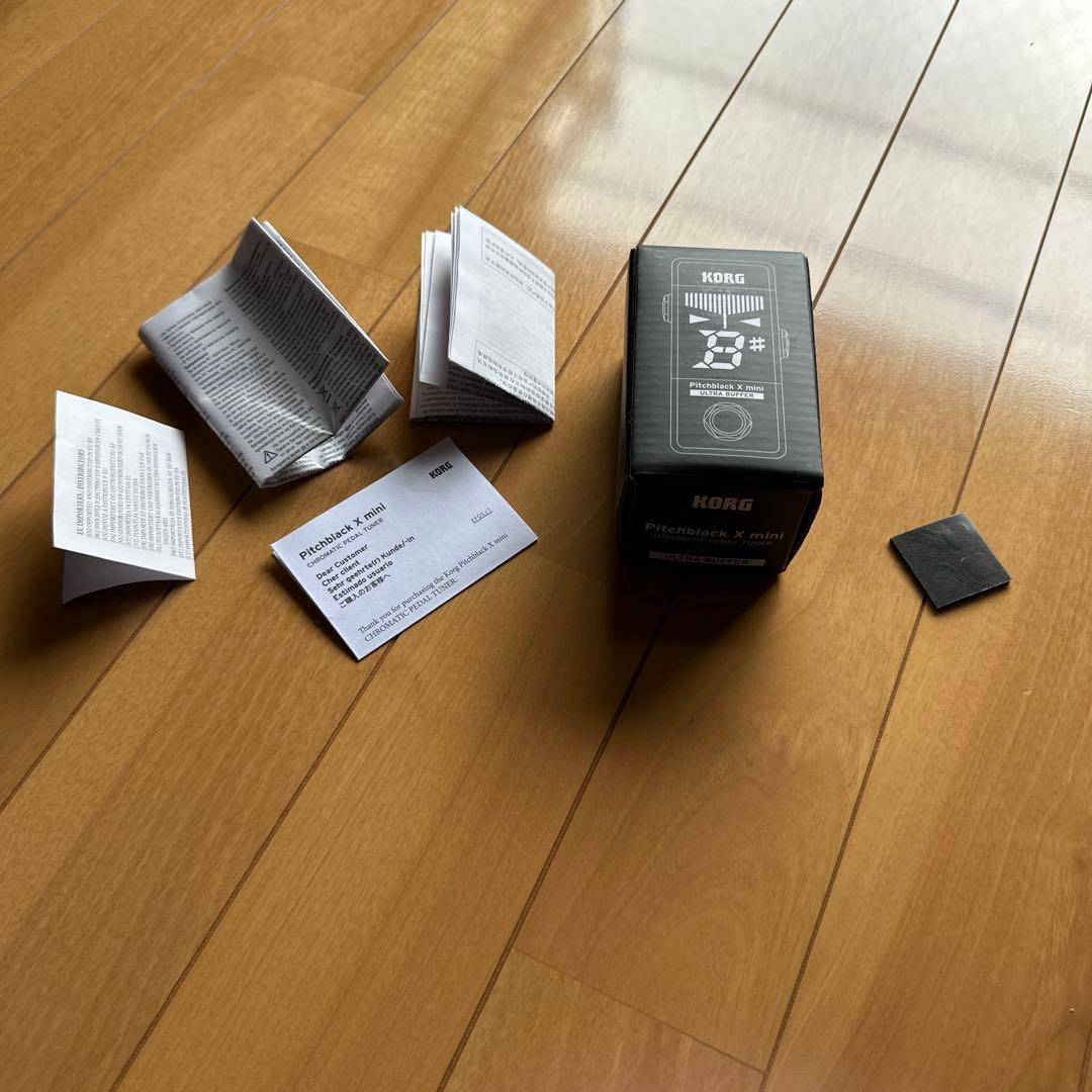 KORG Pitchblack X mini ペダル型チューナ兼バッファ