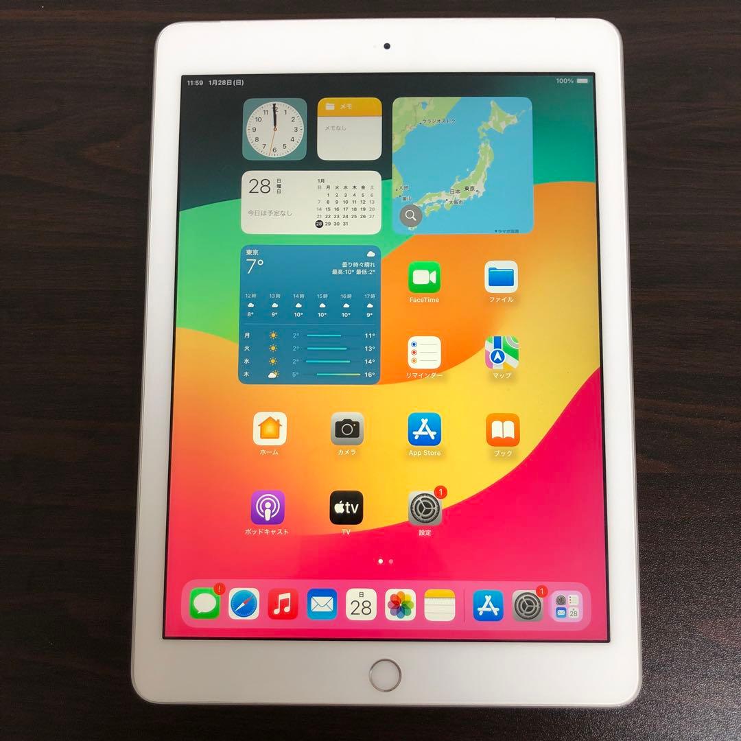 8632【早い者勝ち】電池ほぼ新品☆iPad6第6世代 32GB SIMフリー☆