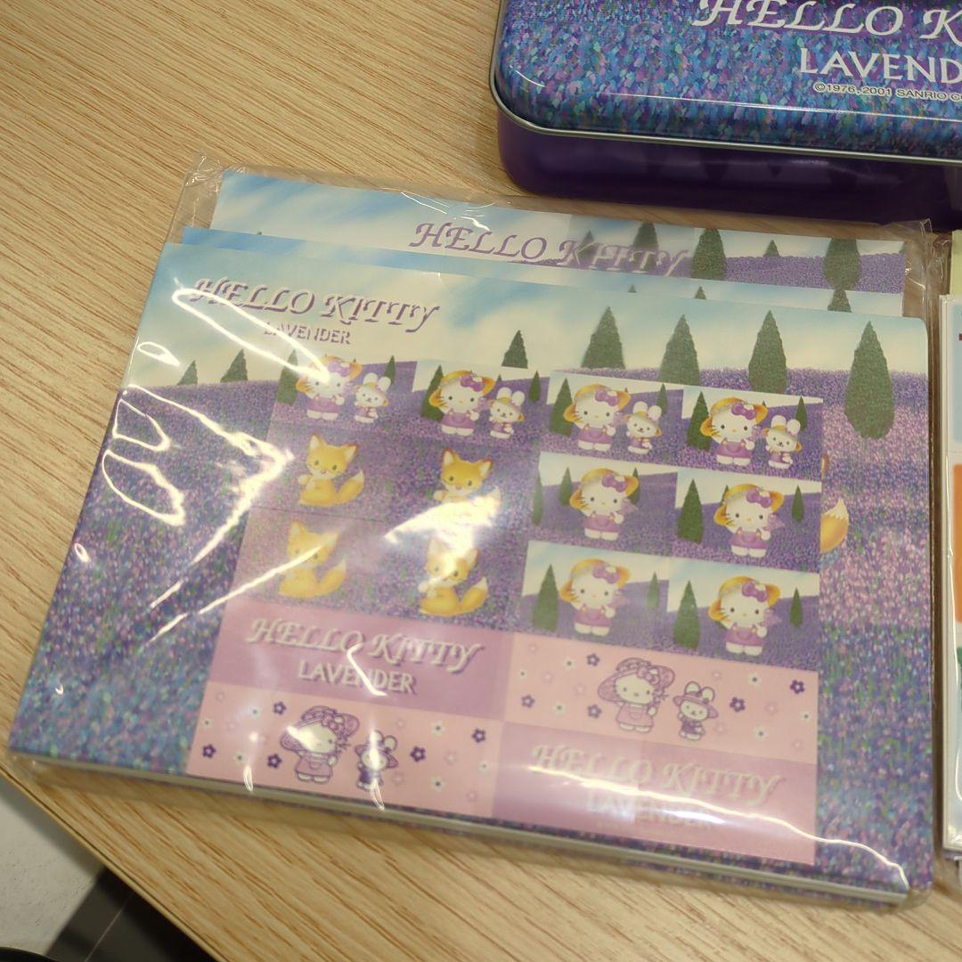 ハローキティ北海道限定ラベンダー缶入りメモ 手紙 郵便局 - メルカリ