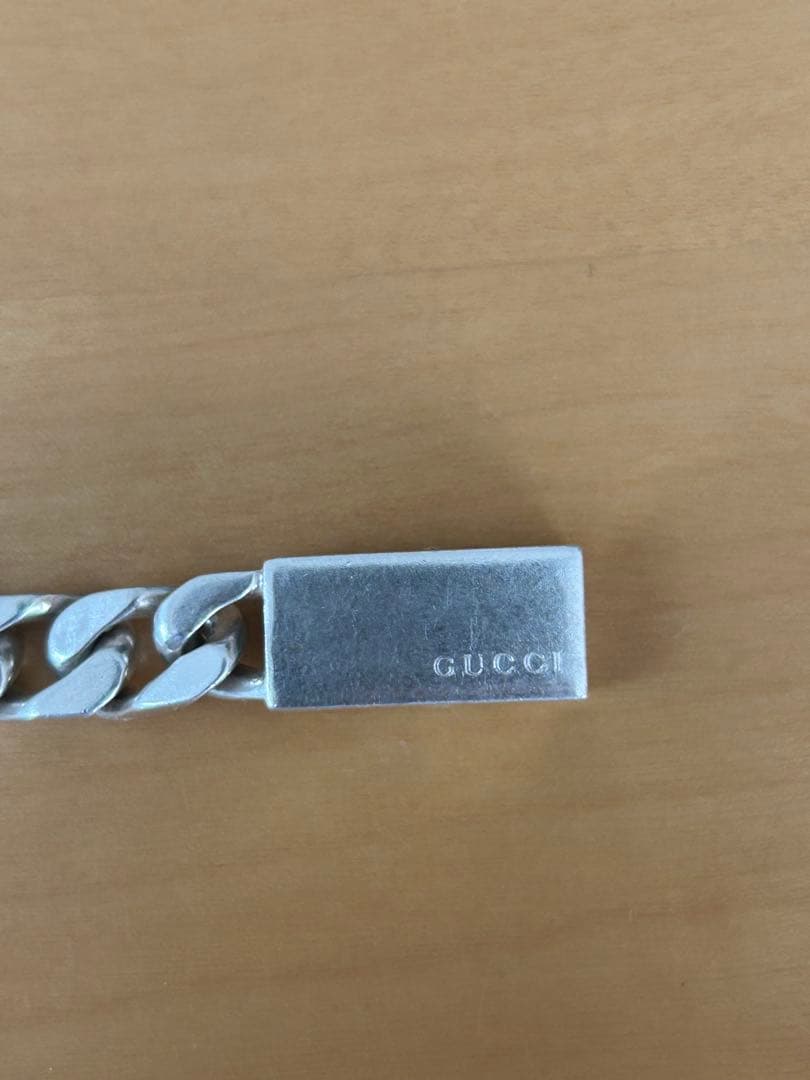 【極美品】Gucci シルバー チェーンブレスレット