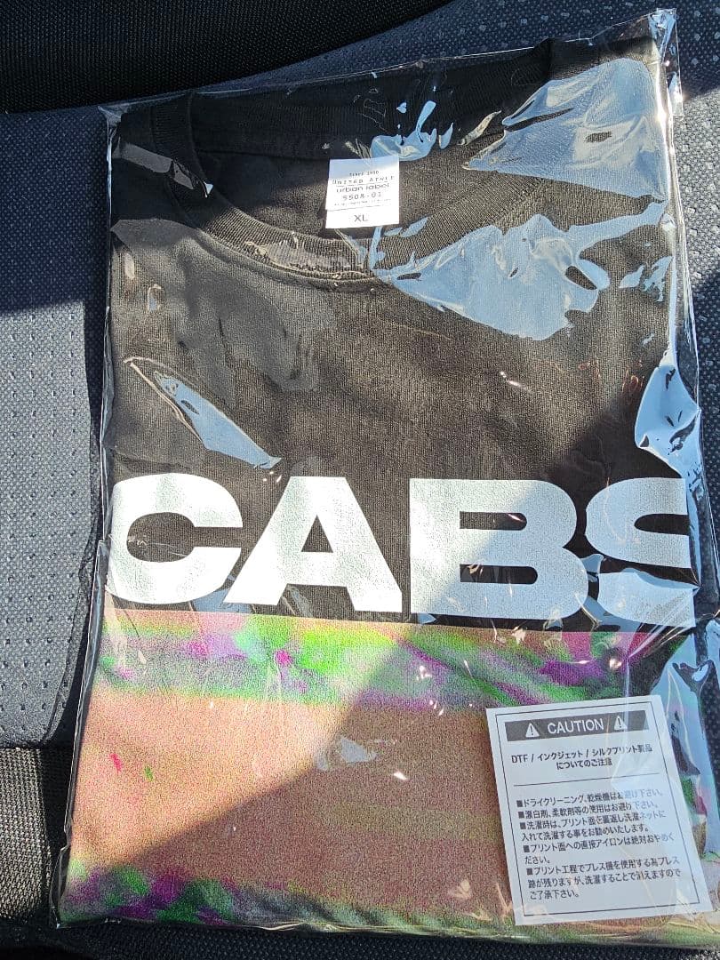 the cabs 2025ツアー 再生の風景 cabs bigTシャツ XL 黒