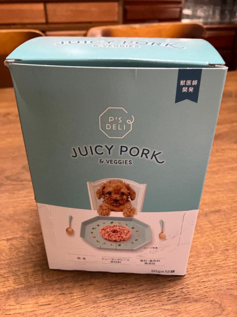 P's DELIオリジナルウェットフード ジューシーポーク味(1箱12袋×3箱