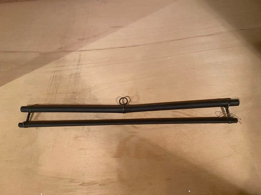 李朝 朝鮮 木製 金具付き 自在鉤 写真1〜3枚目 / No.8155 李朝 紙張柿渋塗木箱 朝鮮王朝時代 w28×d16