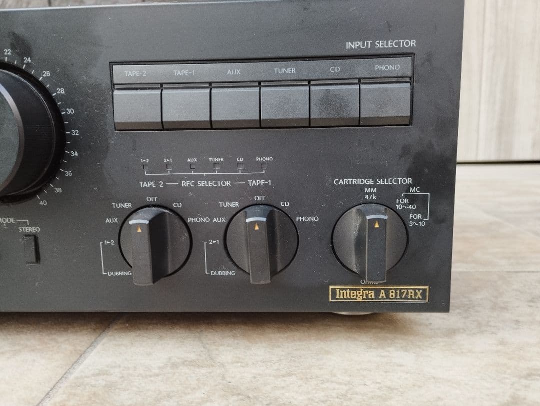 ☆ 【美品】 ONKYO Integra A-817EX プリメインアンプ 動作品 整備済