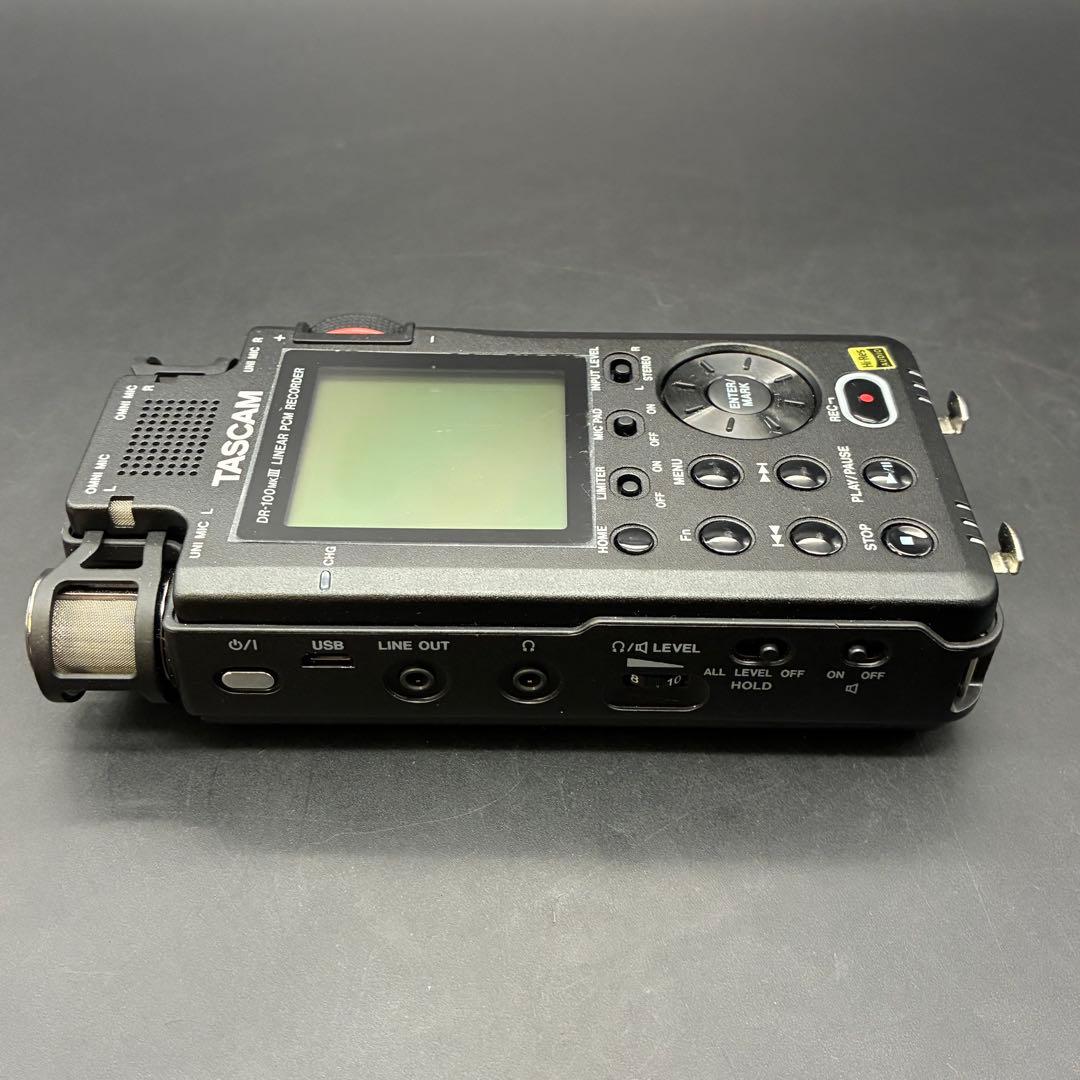【動作確認済み】TASCAM DR-100MkIII ハンディレコーダー　PCM