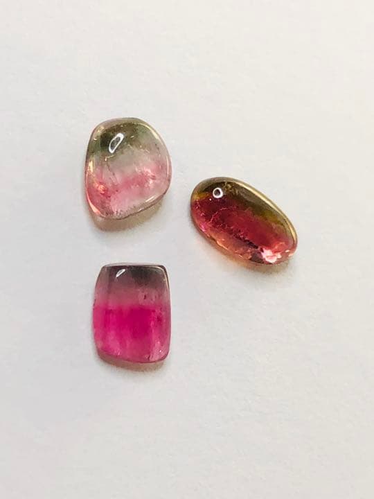 BD177ウォーターメロントルマリンルース3P 楽天市場】【鑑別付】天然