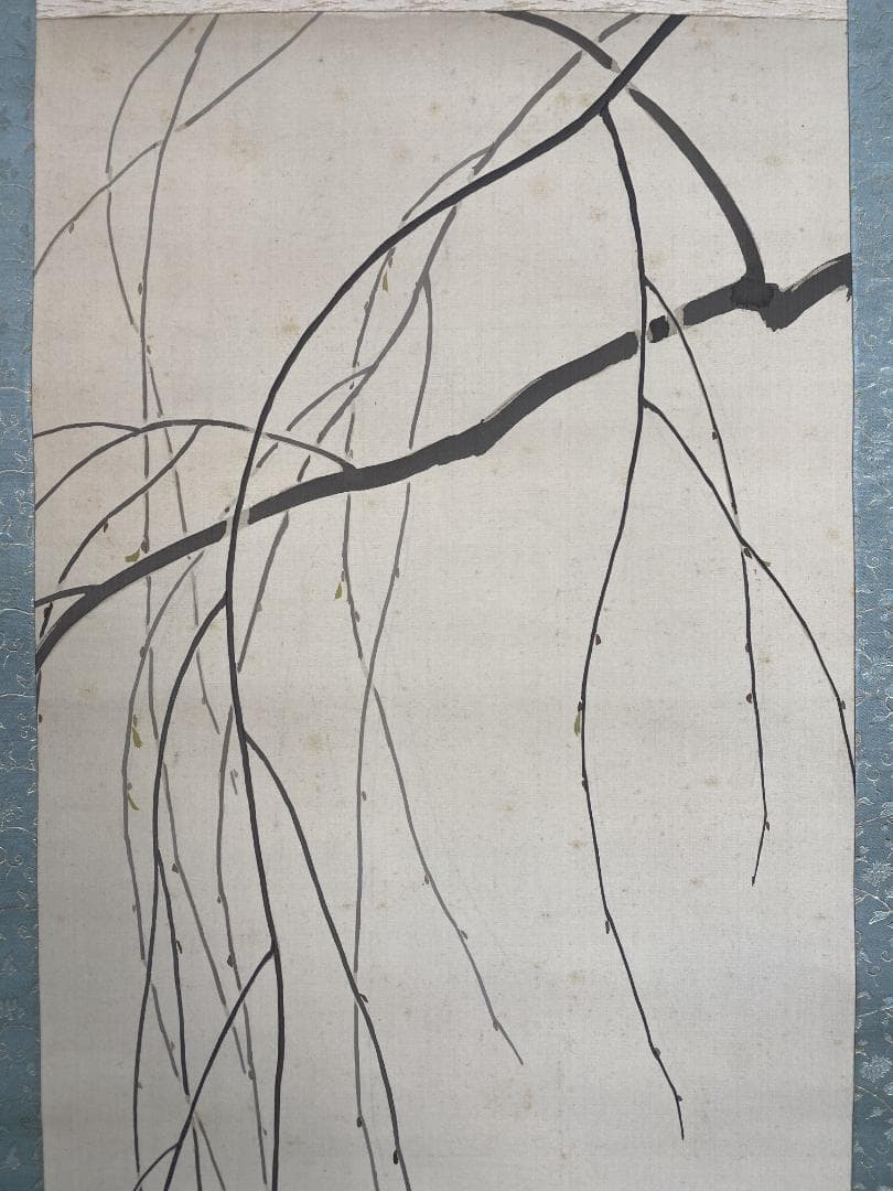 ア*ー様 加藤英舟『春信』雀 花鳥図 共箱 四条派 愛知