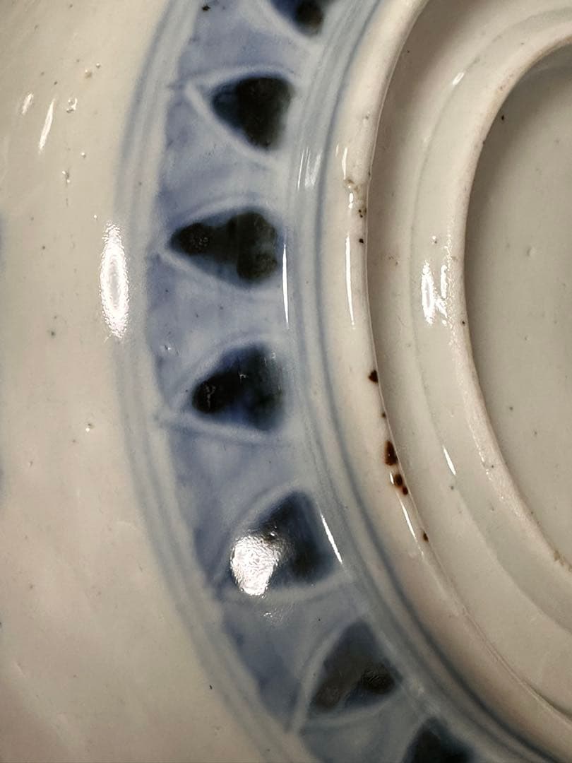 古伊万里 金彩色絵 花草雲鶴文鉢 五客セット　古美術品 骨董