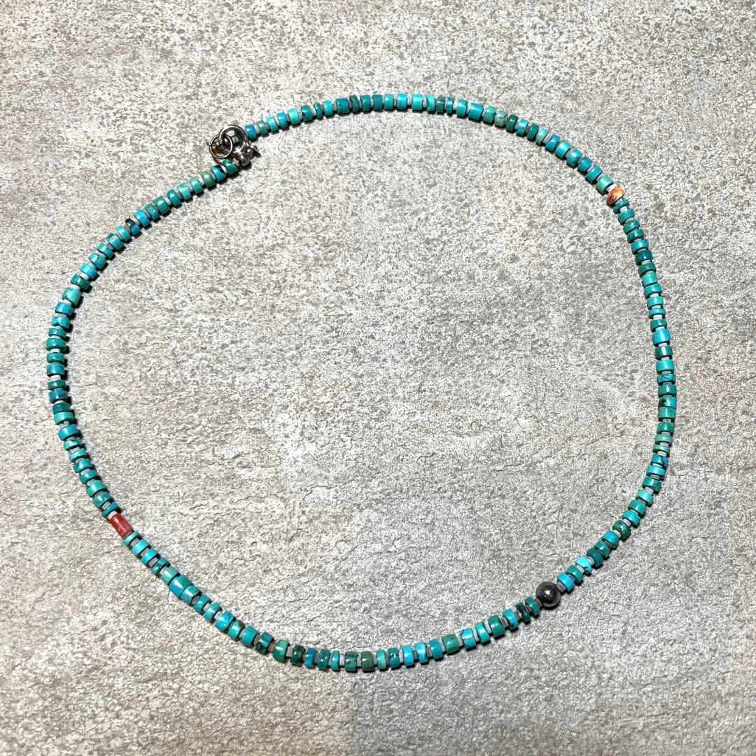 インディアンジュエリー ナバホ バングル ターコイズネックレス付き