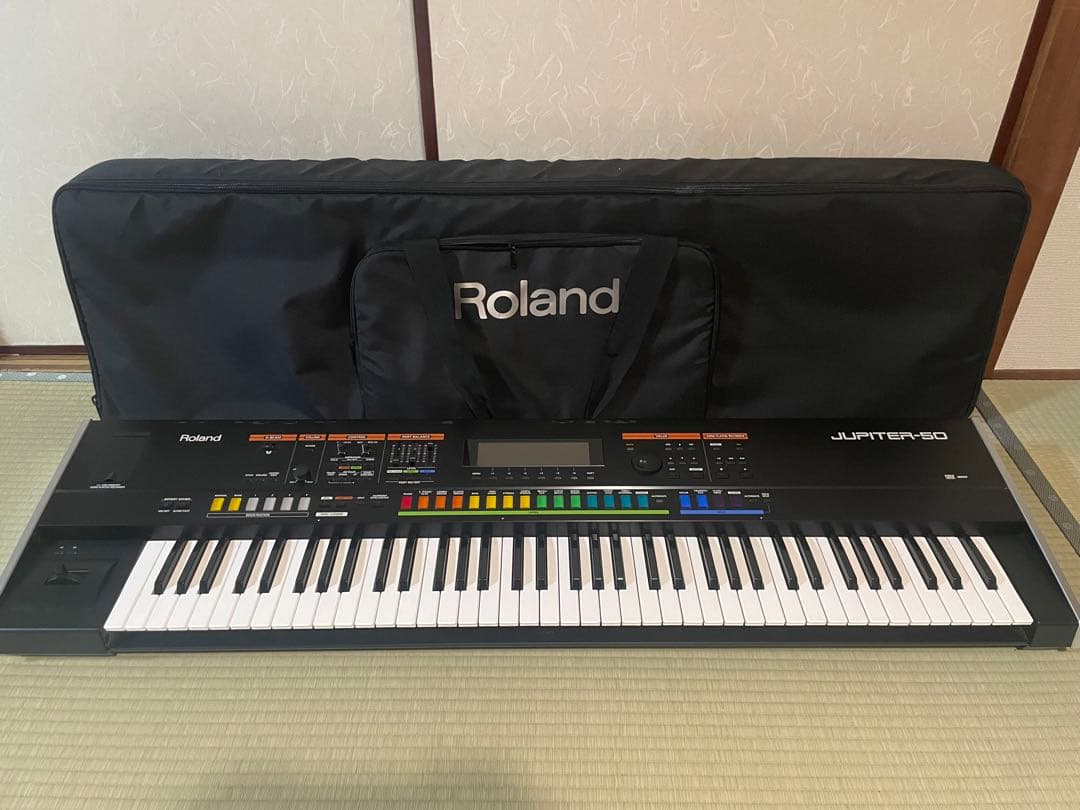 Roland ローランド jupiter-50 シンセサイザー ケース付き