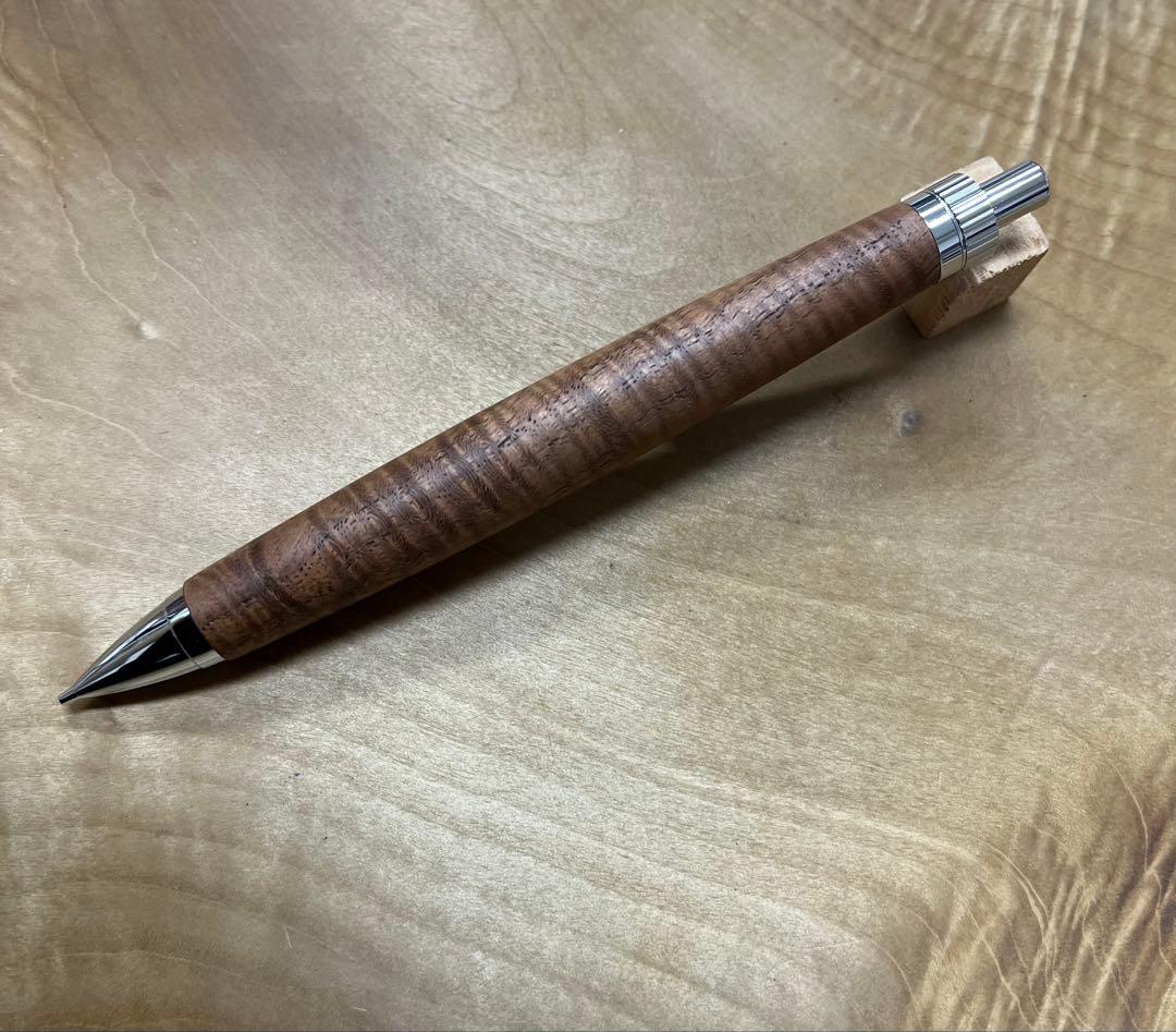 木軸ペン 神代ケンポナシ 縮杢神代ケンポナシの激縮杢 シガータイプ
