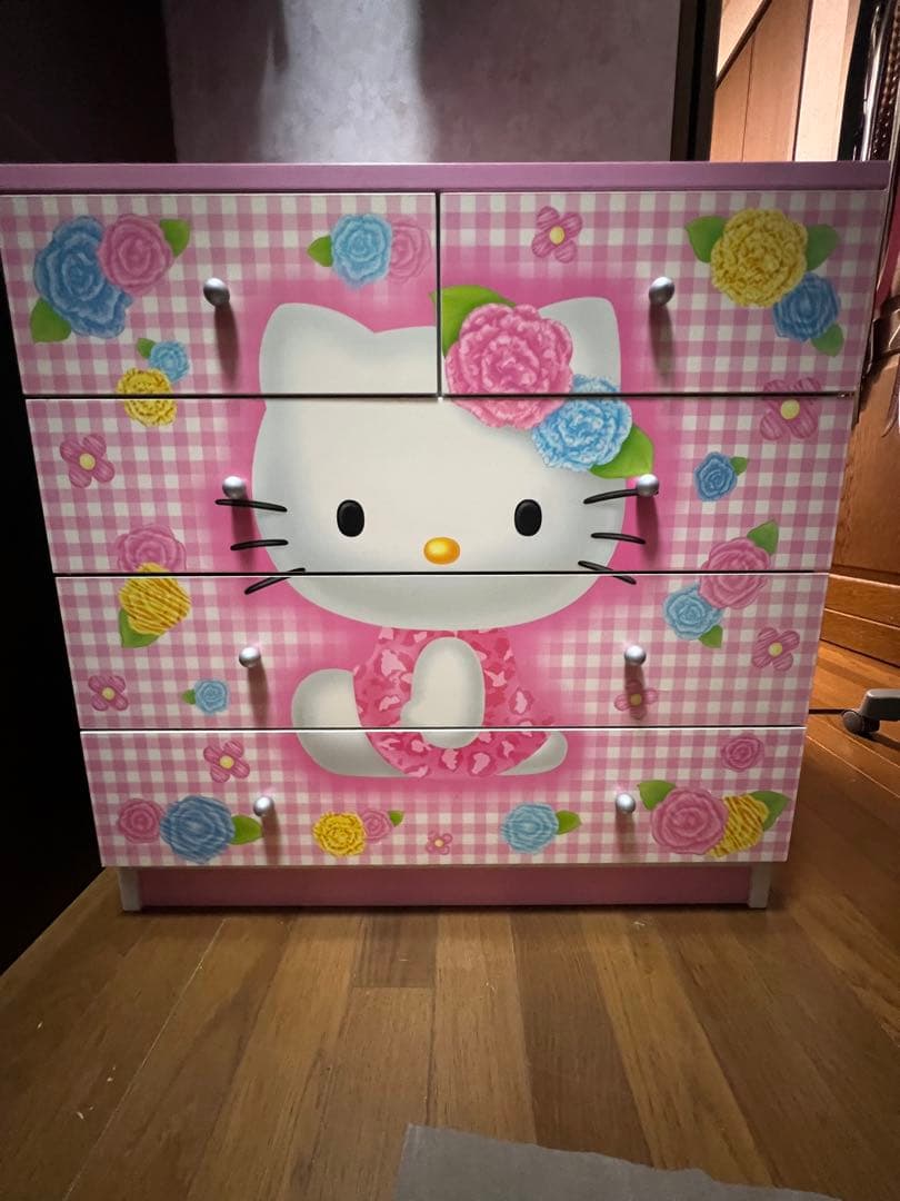 ハローキティ タンス サンリオ キティ ミニチェスト キッズ キティちゃん