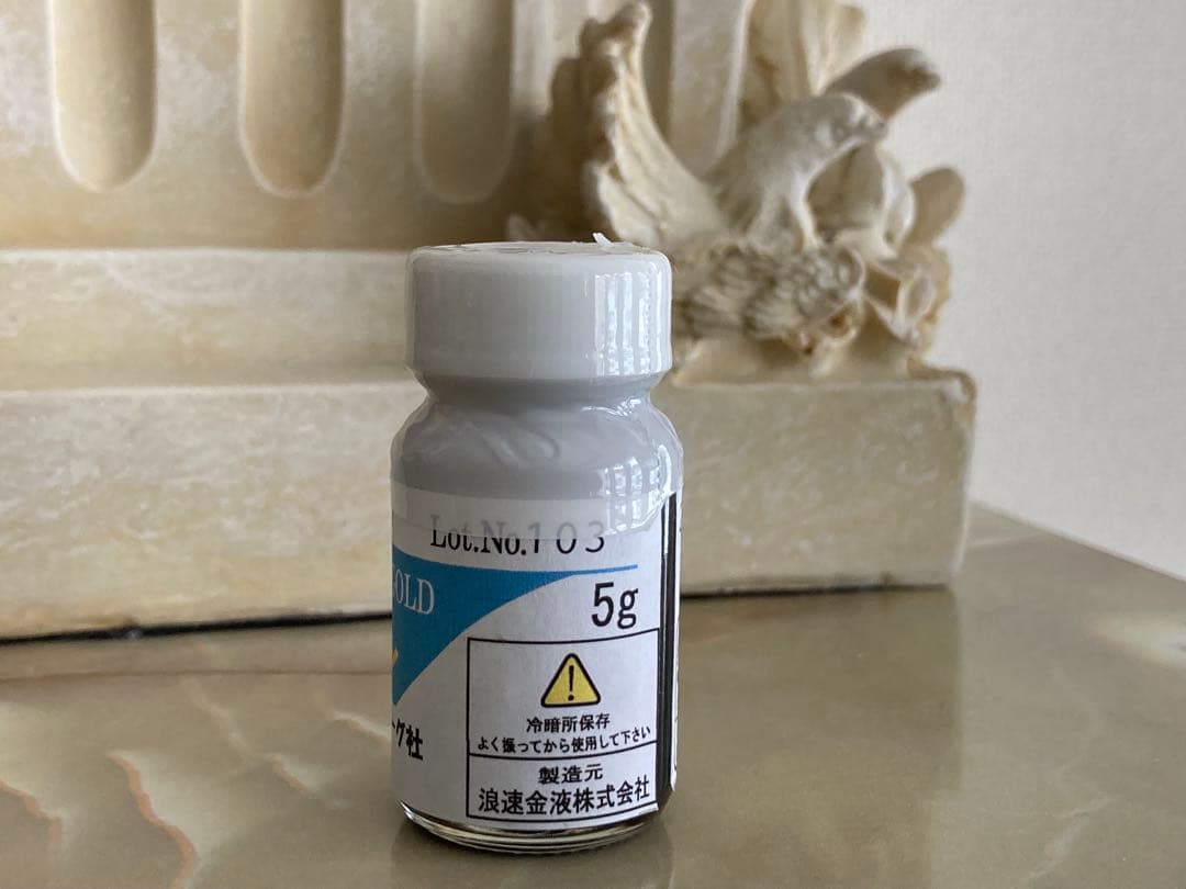 ポーセラーツ、チャイナペイント金液