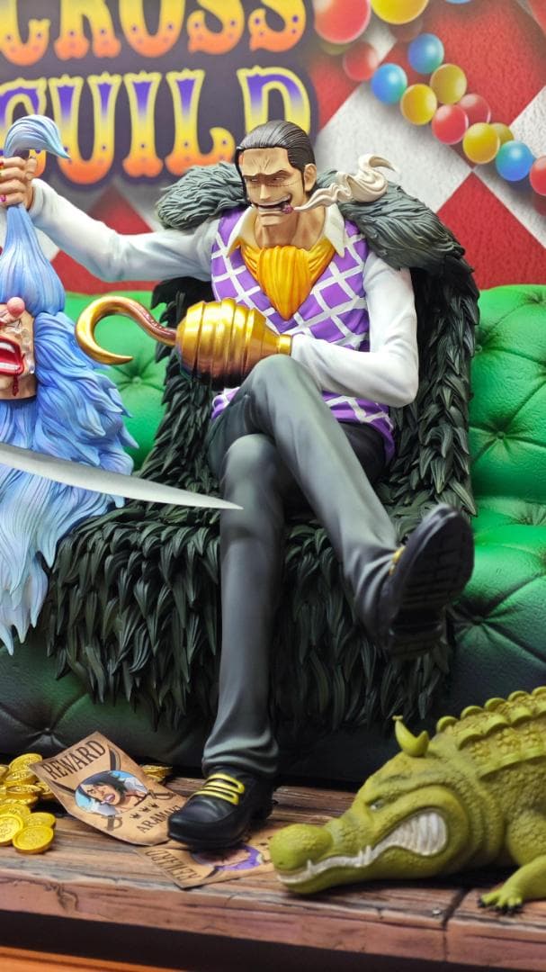 ワンピース クロスギルド ミホーク クロコダイル フィギュア ガレージキット