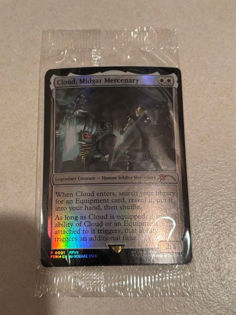 ミッドガルの傭兵、クラウド 海外限定 統率者プロモ版 - メルカリ