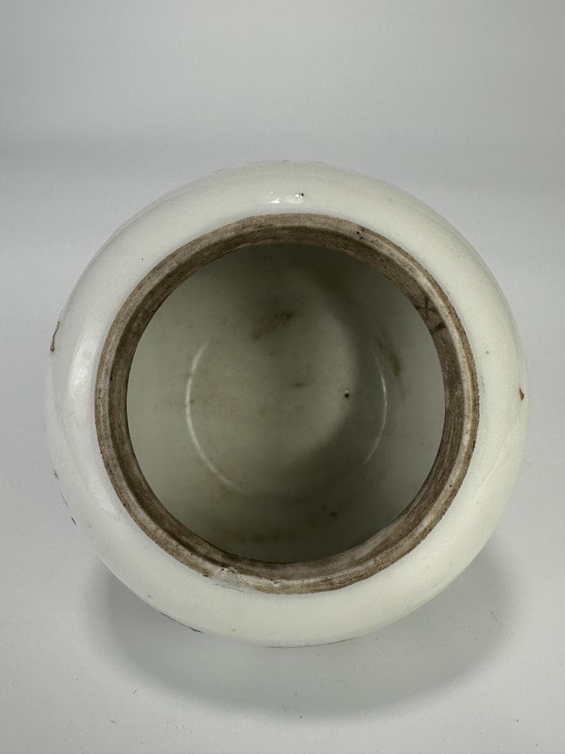 中国清代 粉彩雑宝文 水洗 水盂 文房具 唐物 時代 古玩