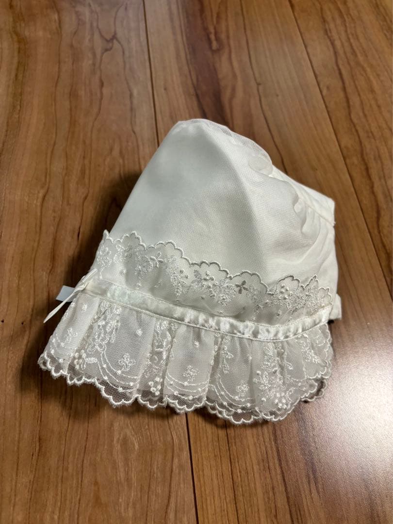 ファミリア　ベビードレス　セレモニードレス　帽子付き　50