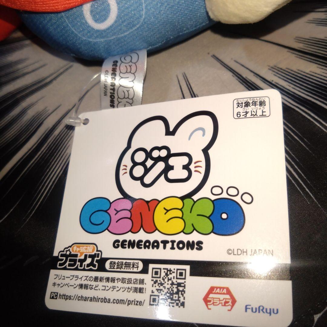 GENERATIONS ジェ猫 カードケース付き BIG ぬいぐるみ 白濱亜嵐 - メルカリ