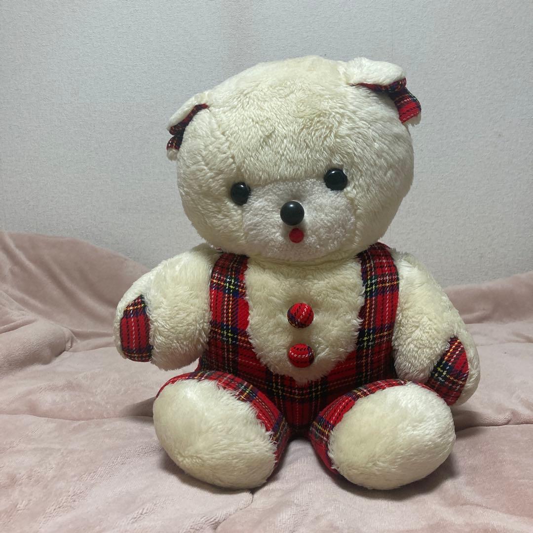 OIKE オオイケ　クマ　昭和レトロ　ヴィンテージ ぬいぐるみ　中古品