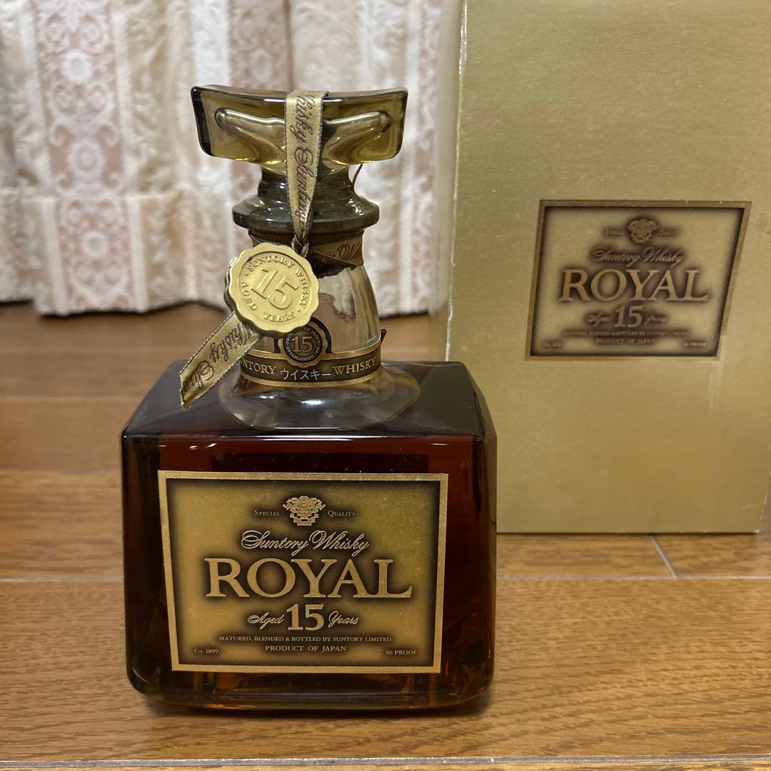 未開封】 サントリー ローヤル 15年 ゴールドラベル 限定 希少
