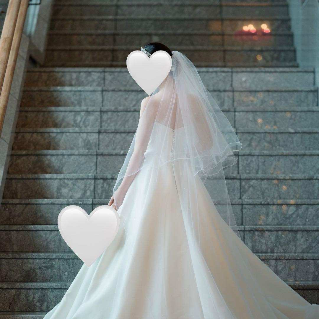 【りんご様】ベール キラキラ チュール シフォン ラメ ベールダウン 結婚式